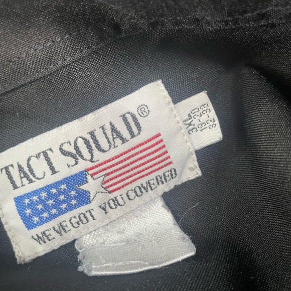 Tech squad Atlanta protective security black button down shirt size 3XL - Picture 7 of 10